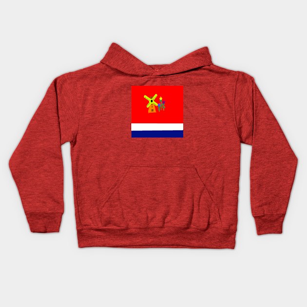 Sporty Netherlands Design on White Background Kids Hoodie by 2triadstore